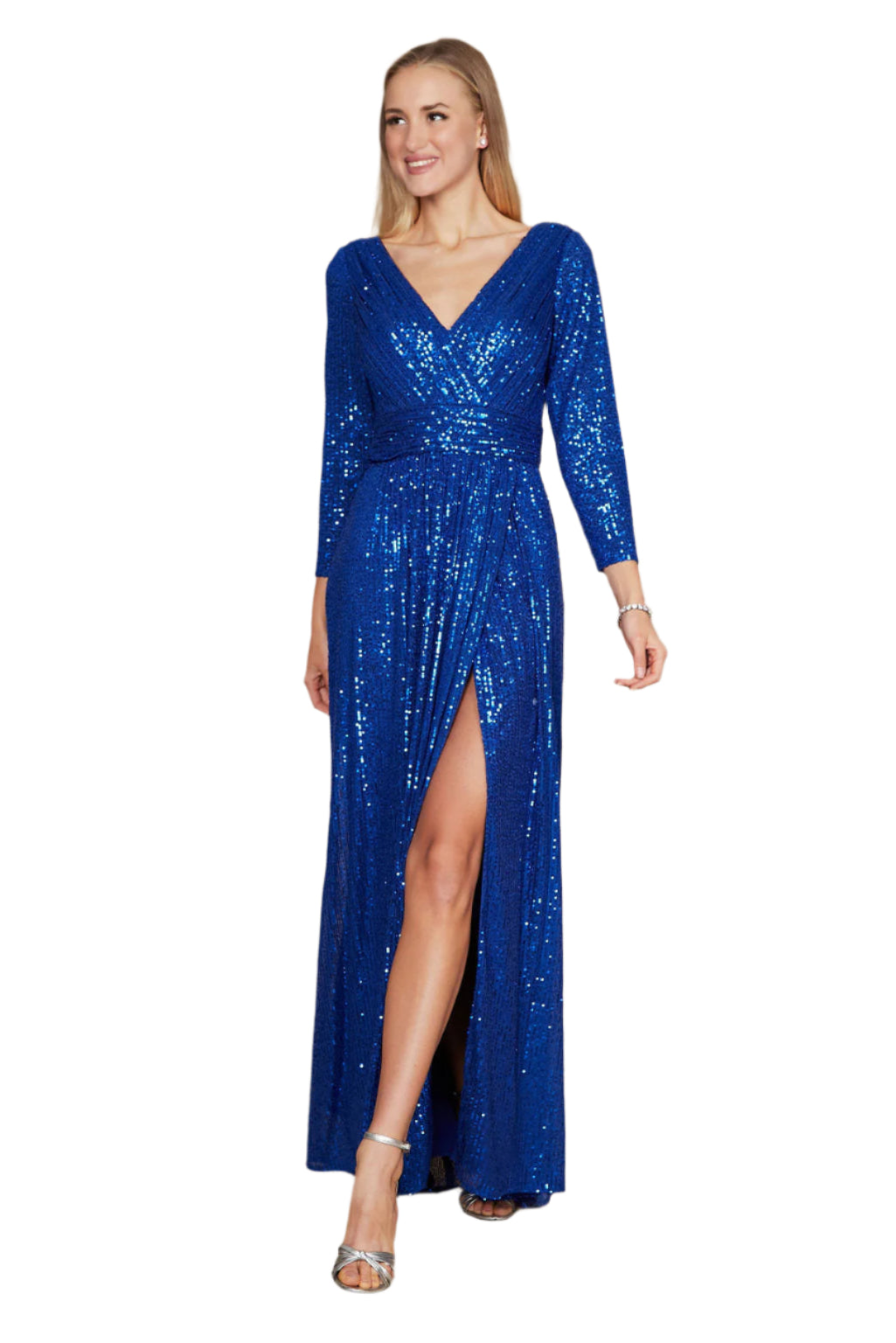 Dylan & Davids Sequin Beaded Formal Gown Dress-6